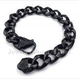 Men's Titanium Casted Black Bracelet
