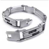Men's Titanium Black Cable Bracelet