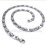 Men's Titanium Half Crescent Necklace