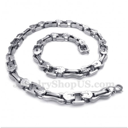 Men's Titanium Layered Necklace