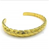 Men's Titanium Casted Gold Bracelet