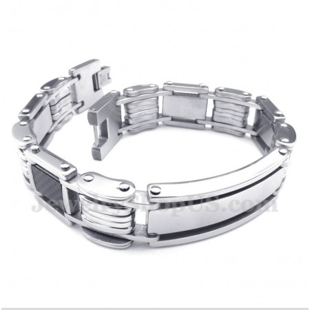 Men's Titanium Carbon Fiber Bracelet