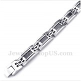 Men's Titanium Carbon Fiber Cable Bracelet