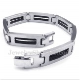 Men's Titanium Black Cable Bracelet