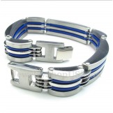 Men's Titanium Blue Bracelet