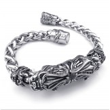Men's Titanium Casted Diamond Bracelet