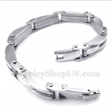 Men's Titanium Wave Bracelet