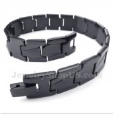 Men's Black Titanium Bracelet
