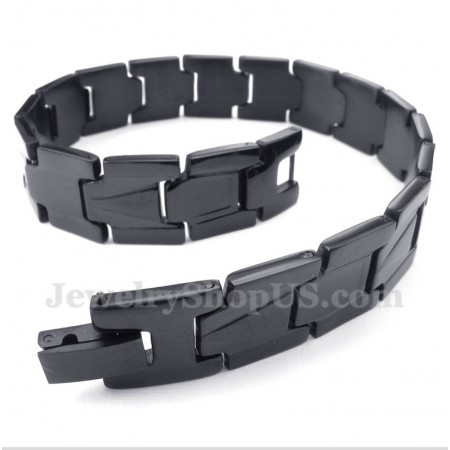 Men's Black Titanium Bracelet