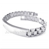 Men's Titanium Bracelet with Crystal