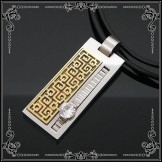 Noble Glyph Gemstone-Titanium Steel Necklace Free Chain