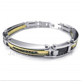 Men's Diamond Titanium Bracelet