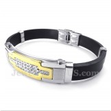 Men's Titanium Diamond Bracelet