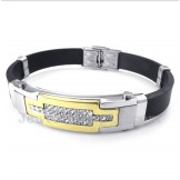 Men's Titanium Diamond Bracelet