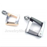 Titanium Diamond Couple's Pendant with Free Chain (One Pair)