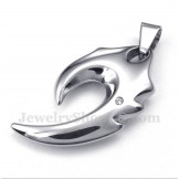 Men's Titanium Wolf Fang Pendant with Free Chain