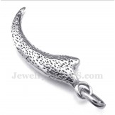 Men's Titanium Wolf Fang Pendant with Free Chain