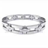 Men's Titanium Cross Bracelet