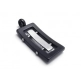 Men Silver Black Pure Titanium Pendant Necklace Chain