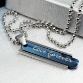 2010 new style blue color Titanium Pendant