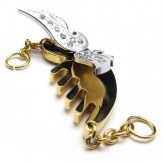 Flying Angel Titanium Pendant - Free Chian