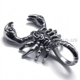 Titanium Scorpion Pendant - Free Chain 18868