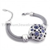Womens Titanium Bracelet with Diamonds 19349