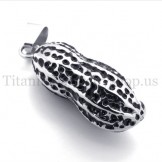 Cute peanut model titanium pendant 19978