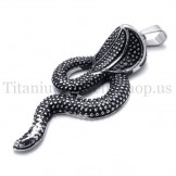 black King Cobra titanium pendant 20080