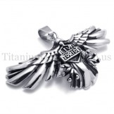 expanding the wings of eagles titanium pendant 20118