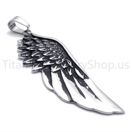 2012 New Classical Devil Wing Titanium Pendant 20119
