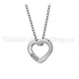 Sweetheart Titanium Pendant