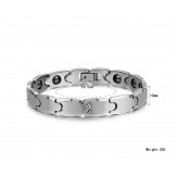 High Polish Tungsten Magnetic Energy Health Bracelet C945