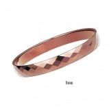 Tungsten High Polish Rose Gold Bracelet Couple Bangles C889