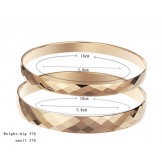 Tungsten Rose Gold High Polish Bangle C892