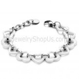 White Sweetheart Ceramic Bracelet C426