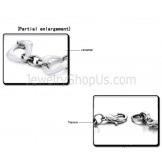 White Ceramic Titanium Bracelet C407