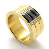 Gold Titanium Ring 20535