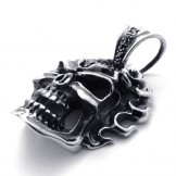 Black Diamond Skull Titanium Pendant 20550