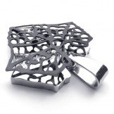 Black Leaf Lovers Titanium Pendant 20292