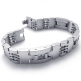 8.5 inch Diamond Titanium Bracelet 20304