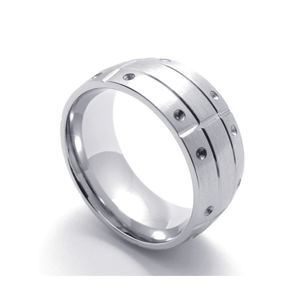 Polished Titanium Ring 20955 - Titanium Jewelry Shop