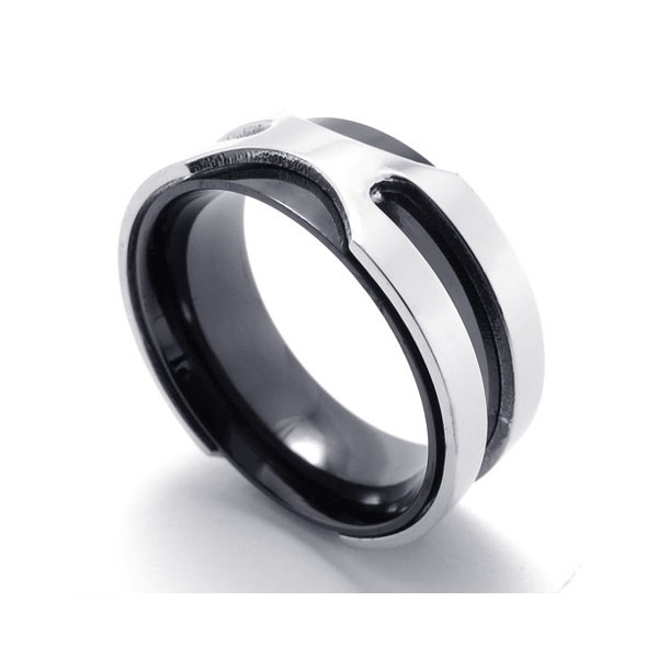 Black Titanium Ring 20813 - Titanium Jewelry Shop