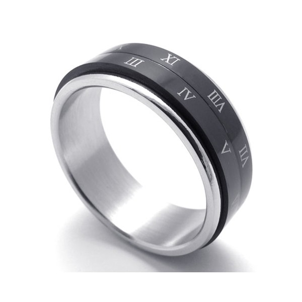 Black Titanium Ring 20225 