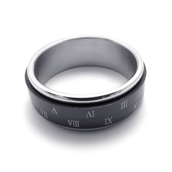 Black Titanium Ring 20225 