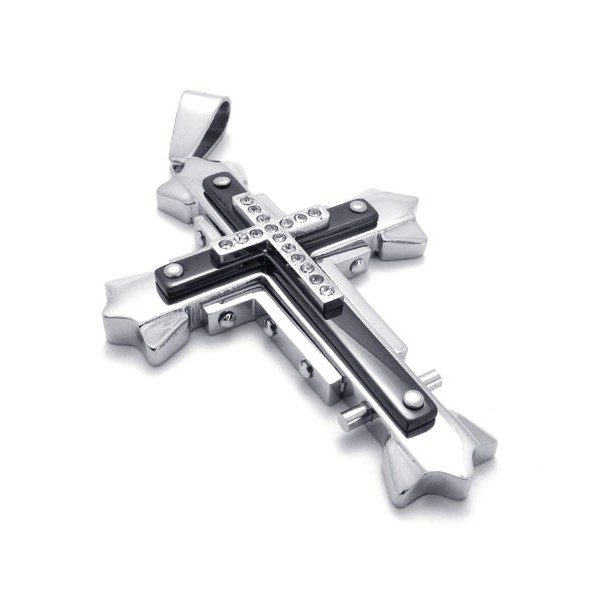 Titanium Cross Pendant 21427 - Titanium Jewelry Shop