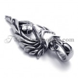 Fashion Wolf Head Pendant with Zircon
