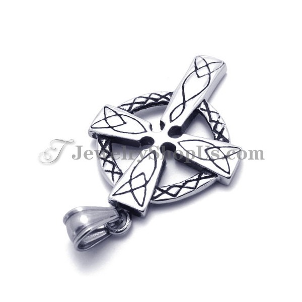 Elegant Titanium Cross Pendant - Titanium Jewelry Shop