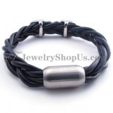 Fashion Titanium Leather Bracelet