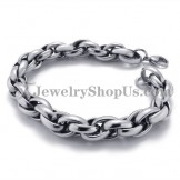 Fashion Silver Titanium Bracelet